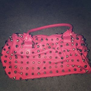 New studded pink bag